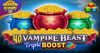 40 Vampire Beast Triple Boost Golden Coins Link game tile