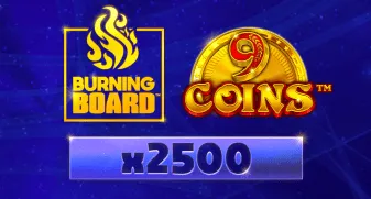 9 Coins Burning Board game tile